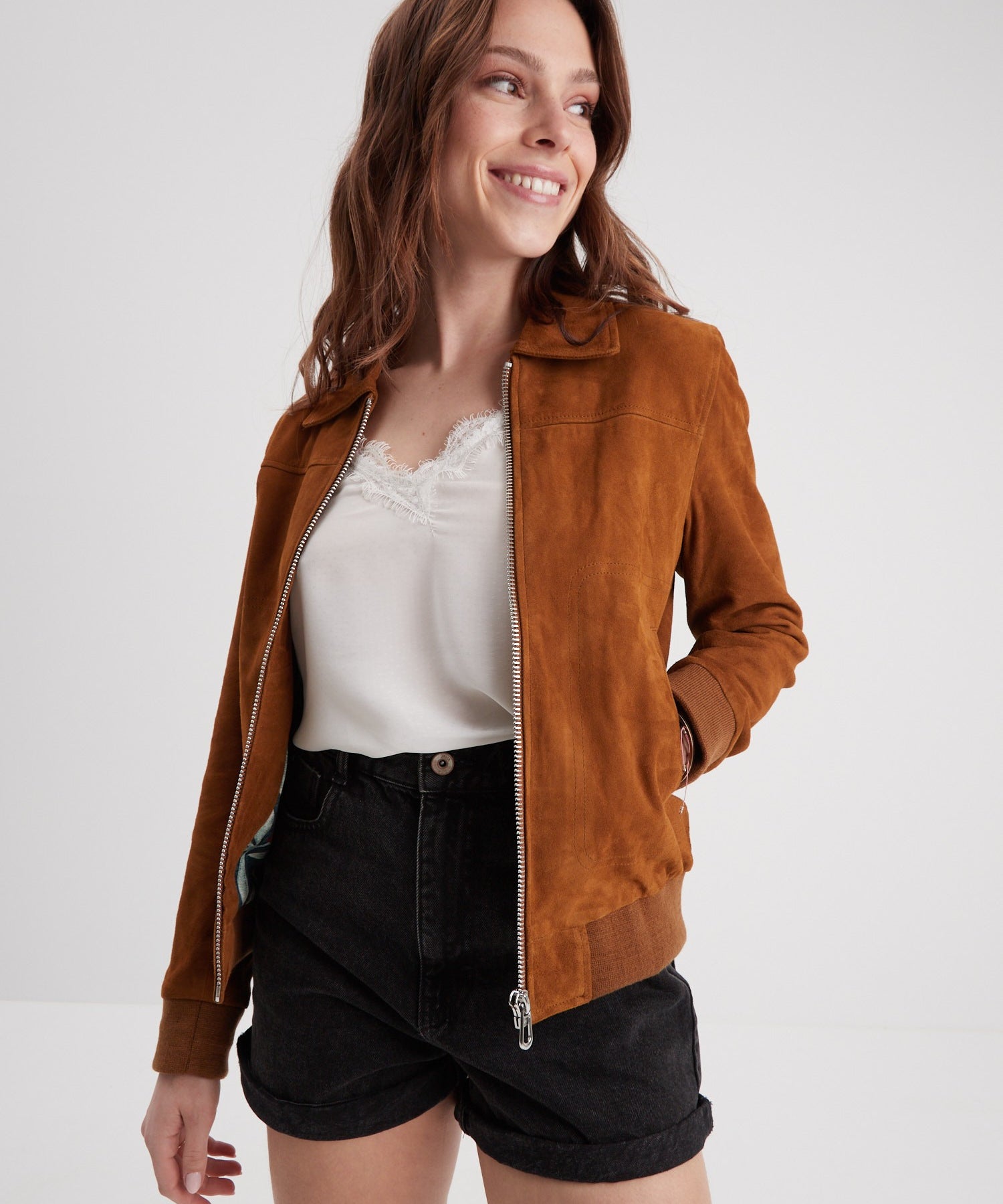 Corane goat suede - Blouson femme - Femme