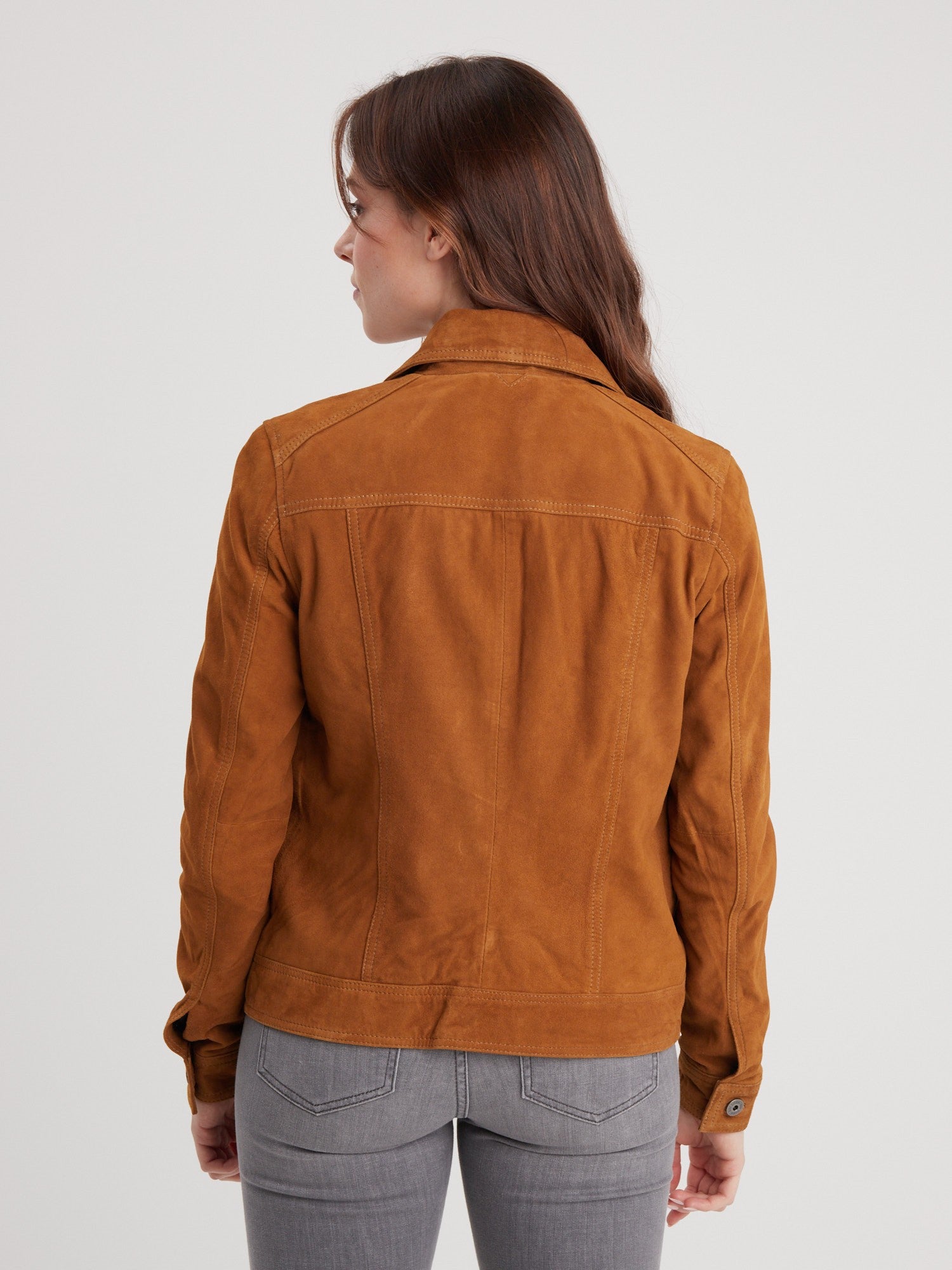 Jacket daim shops femme