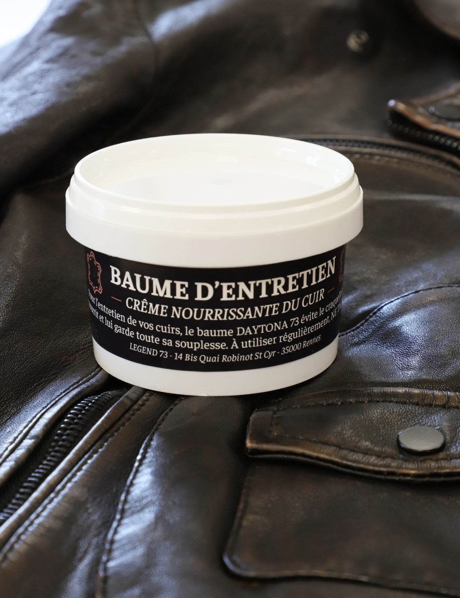 Baume entretien cuir - Accueil