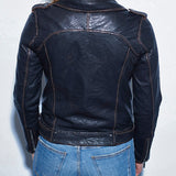 Petrana - Blouson rock cuir femme