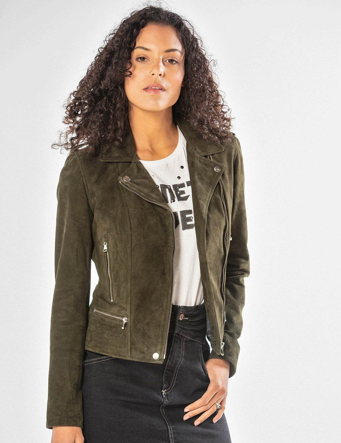 Vela suede - Blouson cuir femme