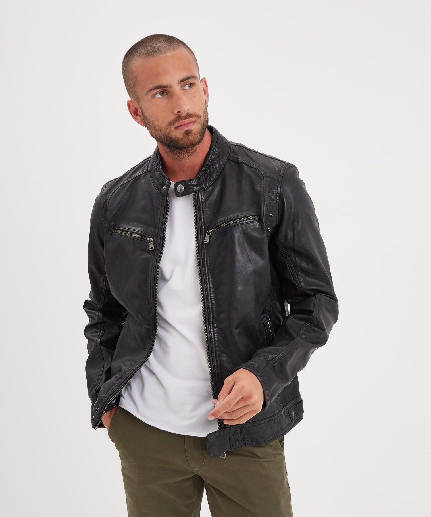 Dustin - Blouson cuir homme