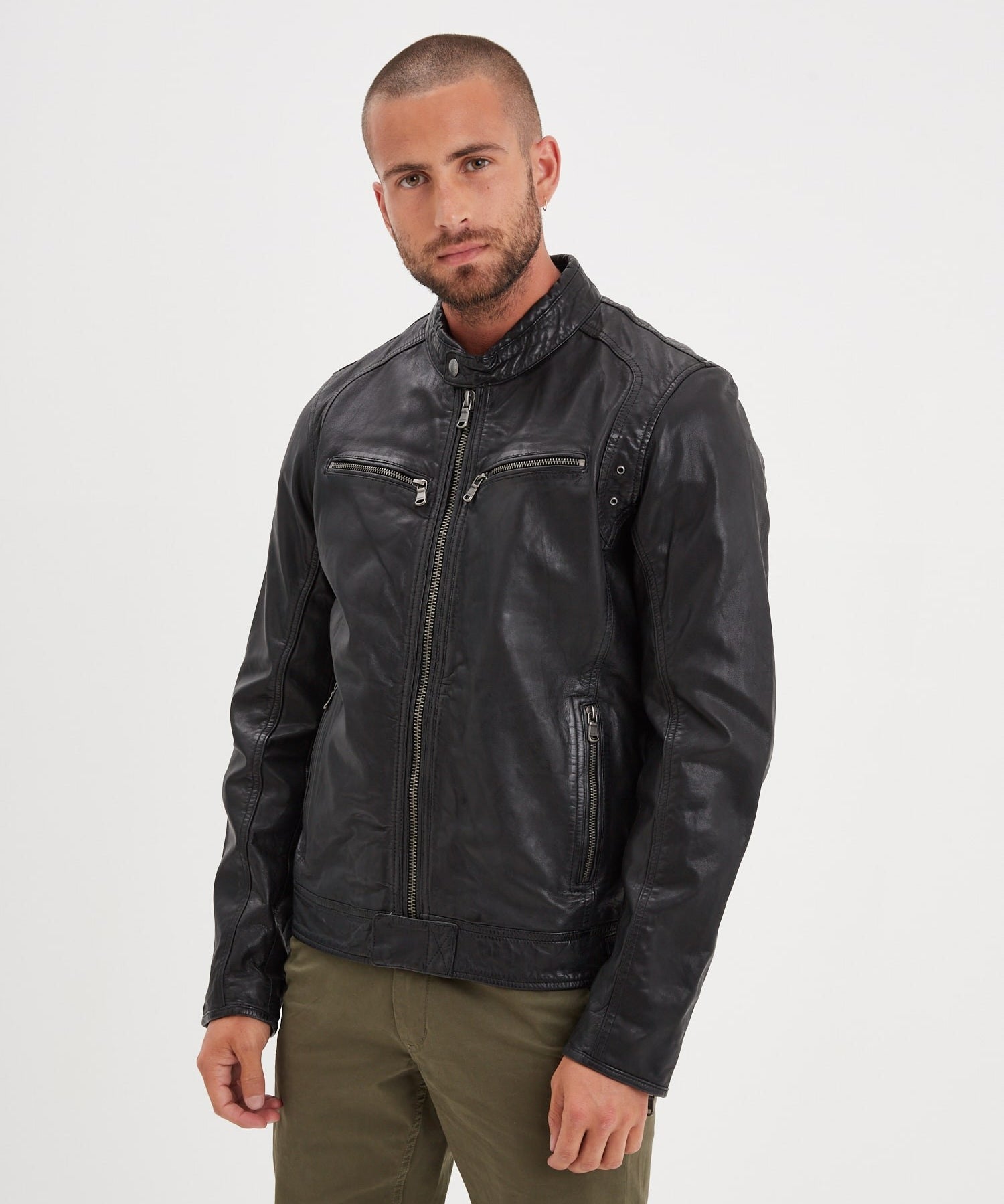 Dustin - Blouson cuir homme