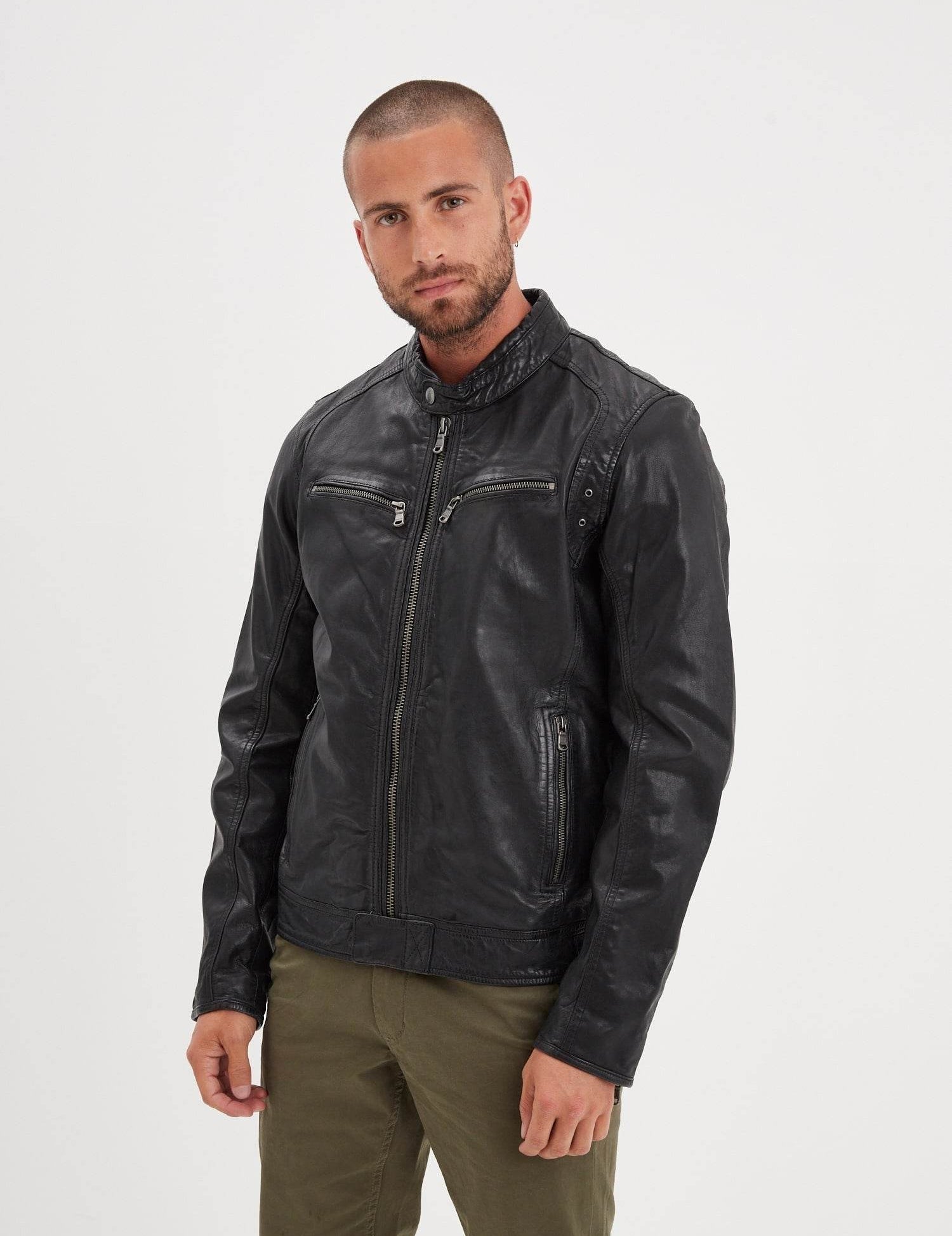 Dustin - Blouson cuir homme