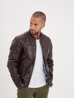 Dustin - Blouson cuir homme