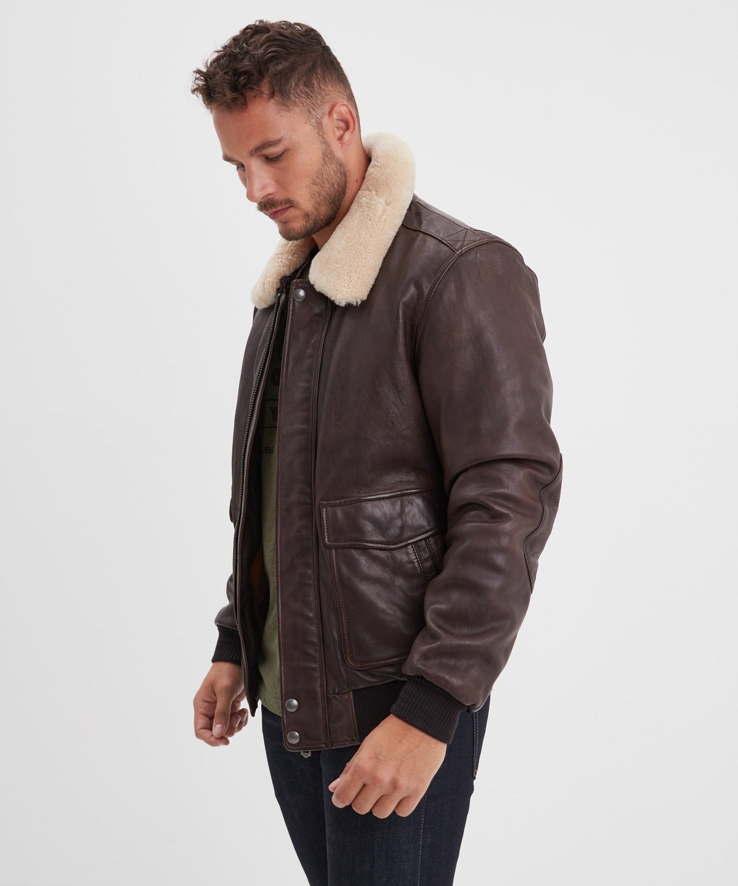 Corsair - Blouson aviateur cuir homme