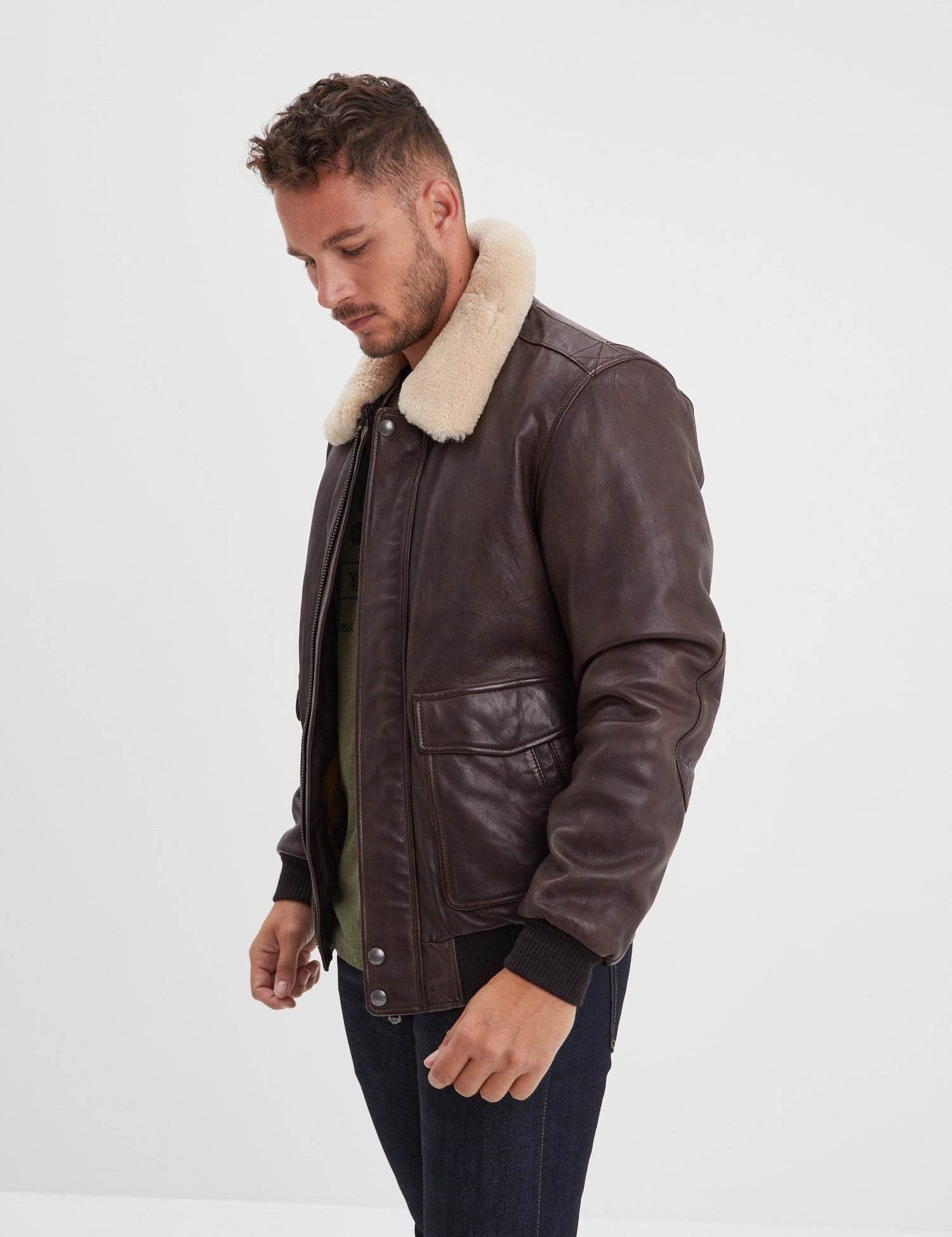 Corsair - Blouson aviateur cuir homme