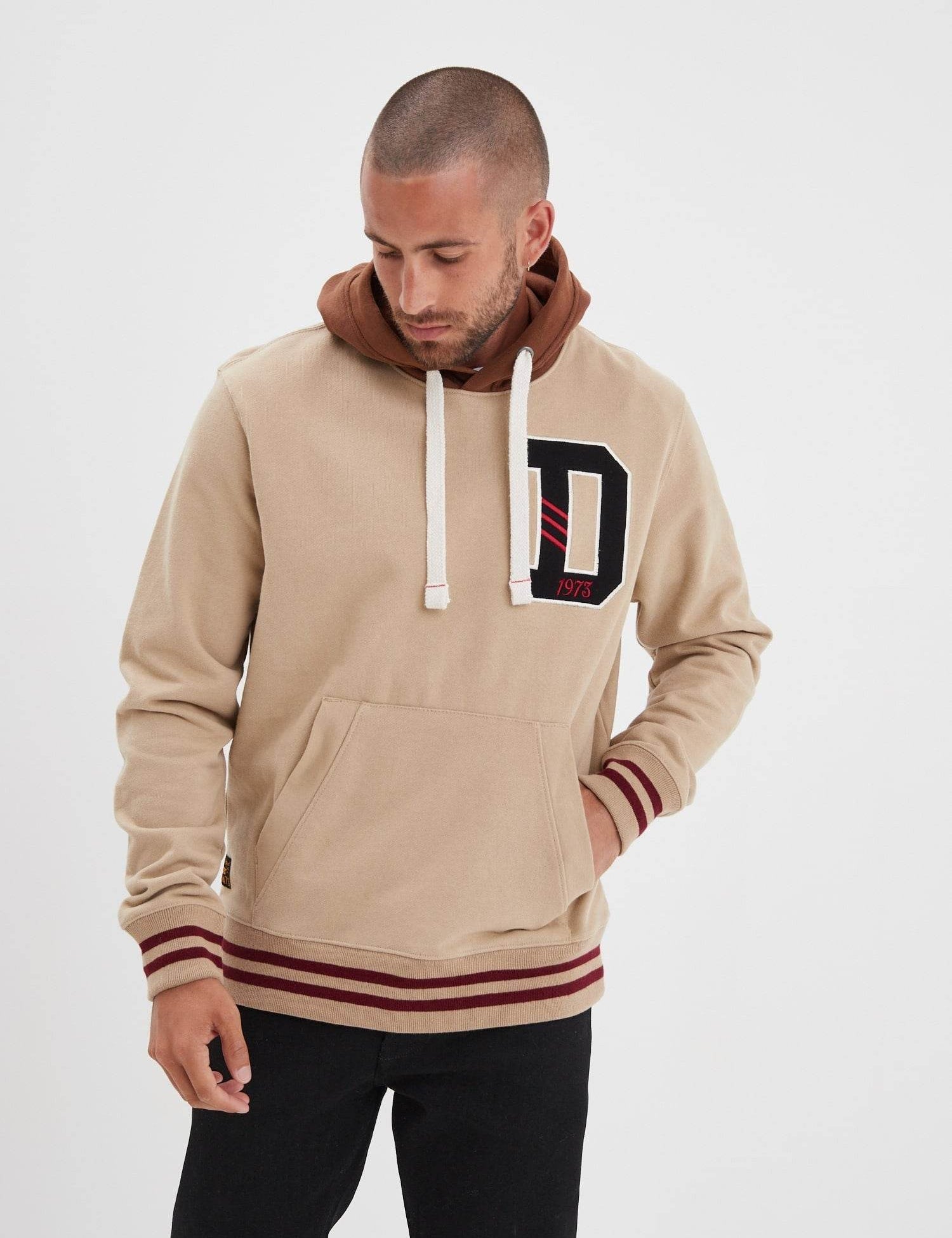 Foxton - Hoodie universitaire homme