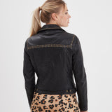 Virginia - Blouson cuir chic femme