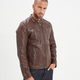 Gafino - Blouson cuir homme