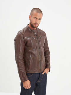 Gafino - Blouson cuir homme