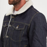 Mills - Veste en jean sherpa