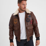 Mythic - Blouson air force cuir homme