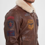 Mythic - Blouson air force cuir homme