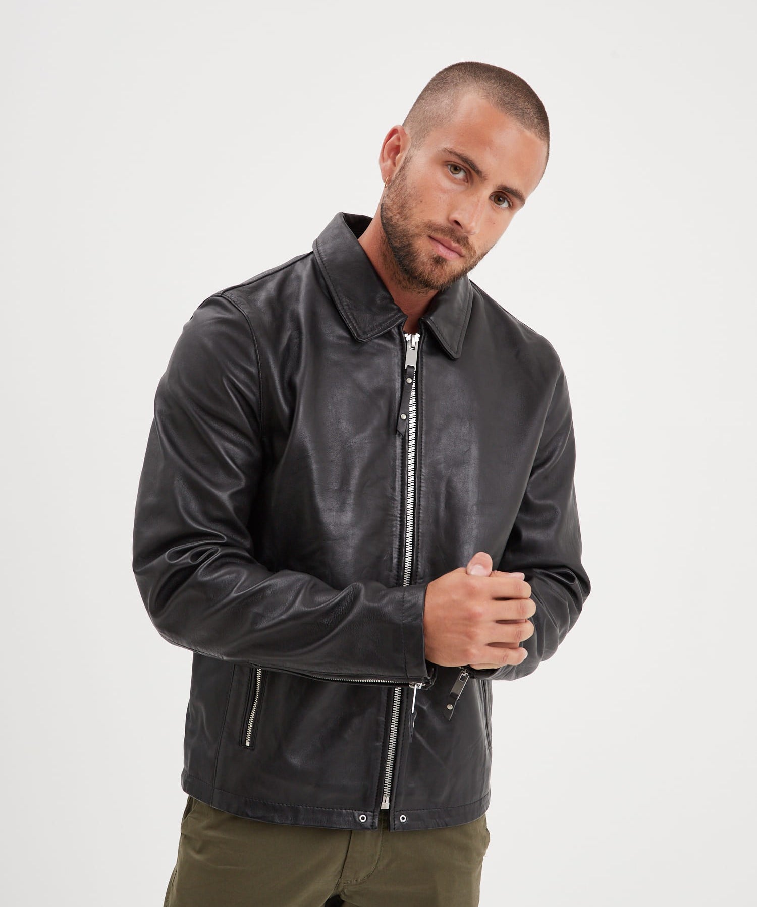 Simer - Blouson cuir homme