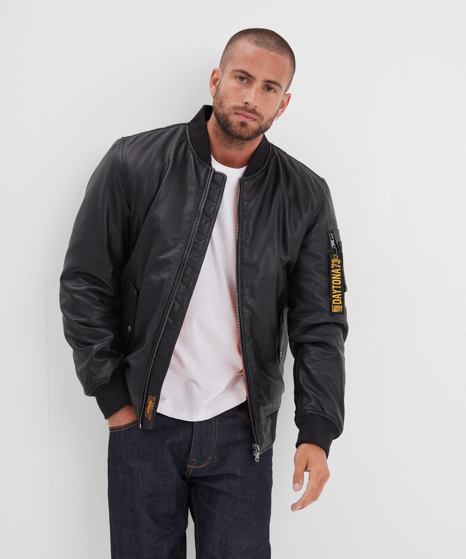 Redmond - Bomber cuir homme