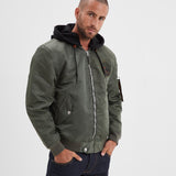 Blakedil - Bomber à capuche nylon homme