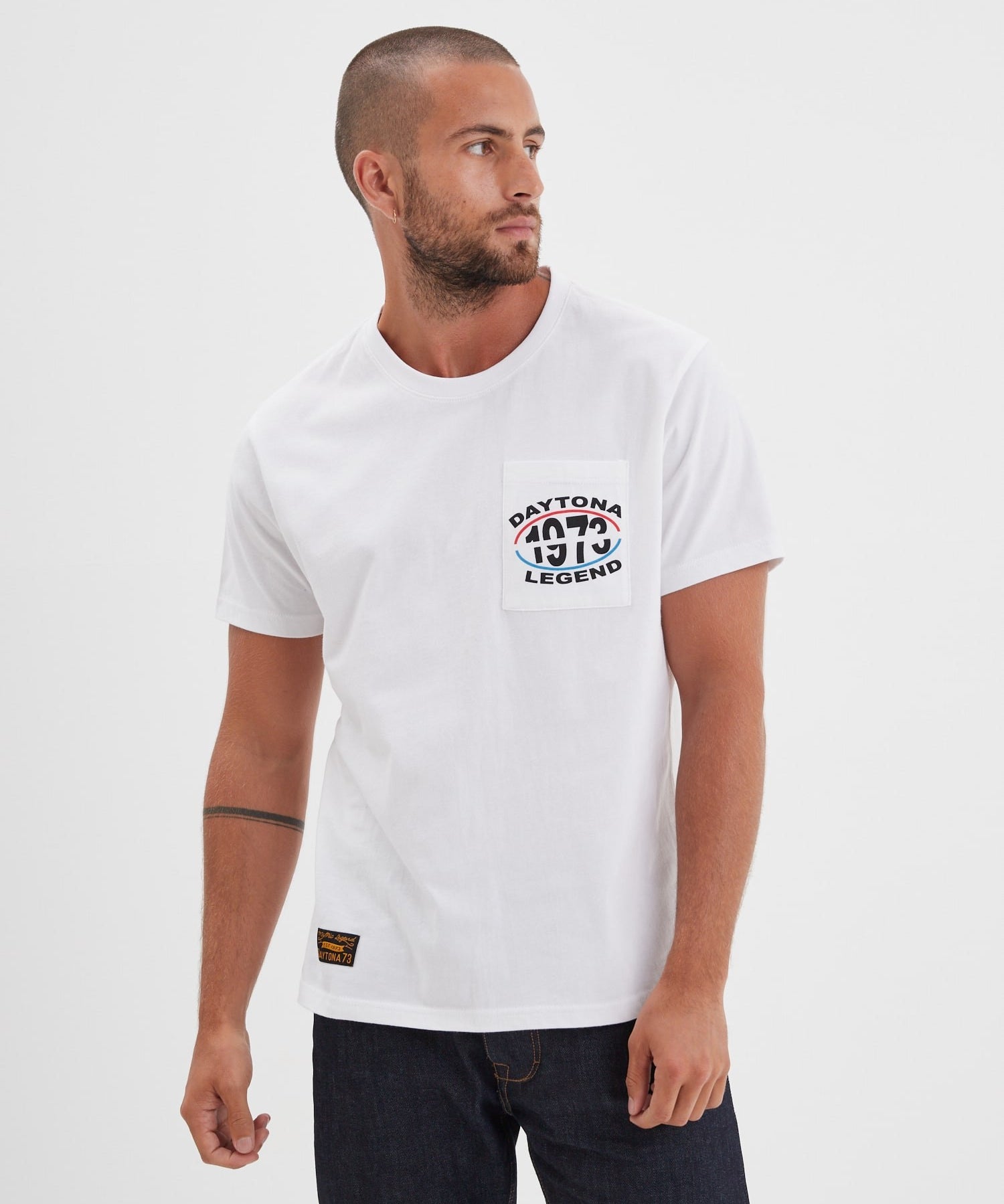 Salm - T-shirt moto rétro homme