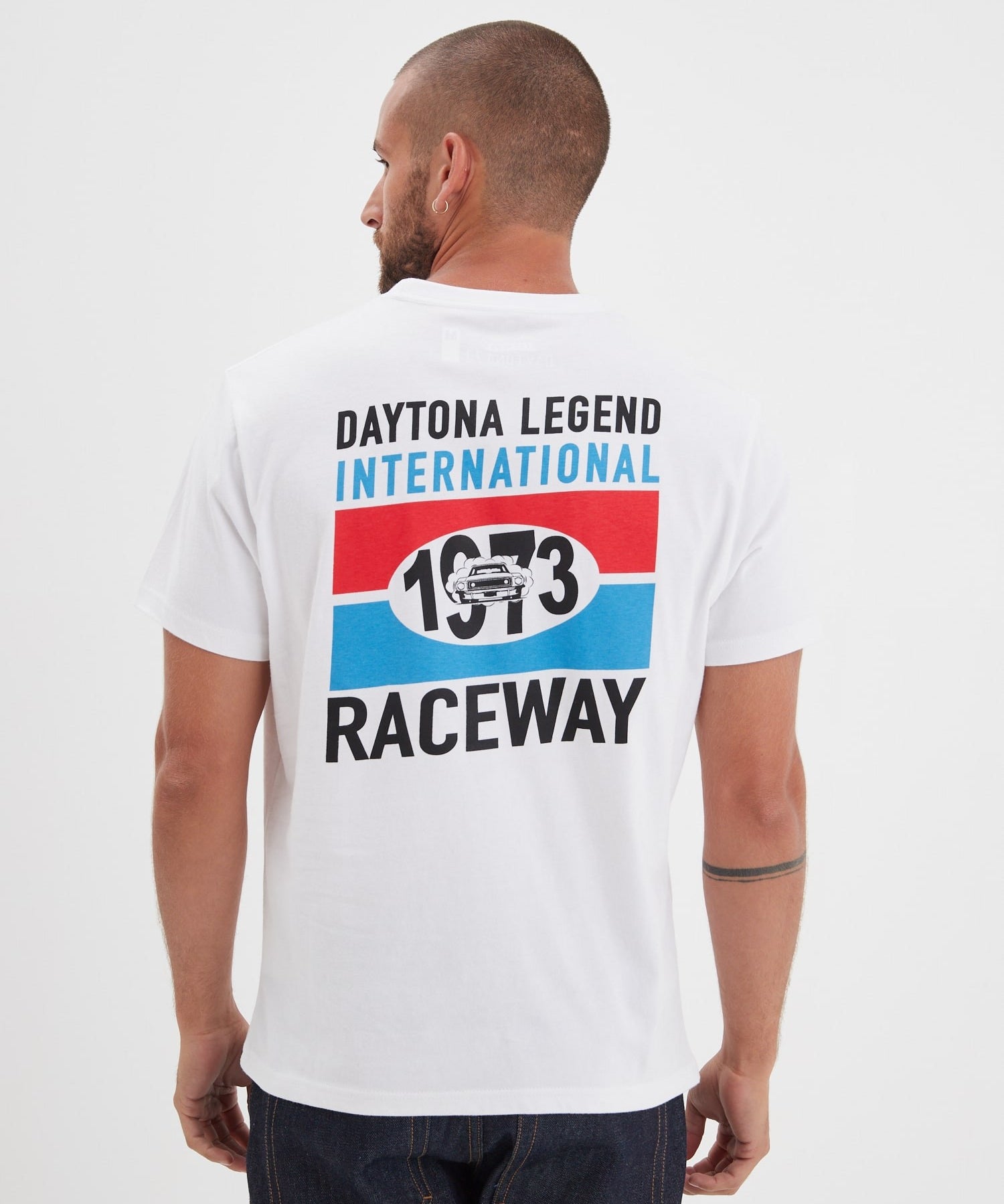 Salm - T-shirt moto rétro homme