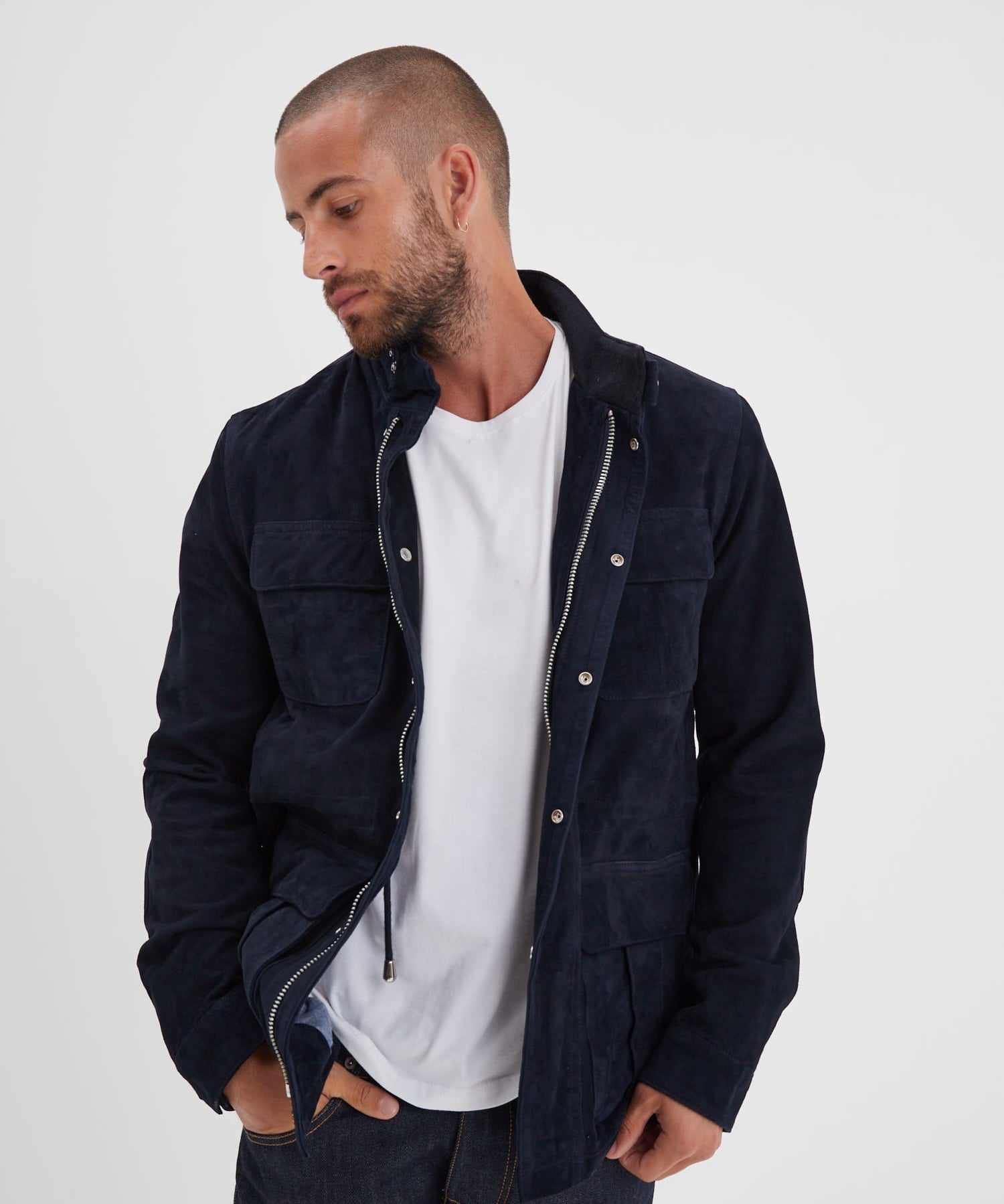 Salem - Veste cuir homme