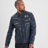 Walkor - Blouson cuir motard