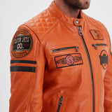 Walkor - Blouson cuir motard