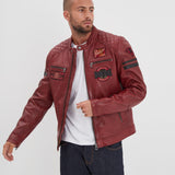 Walkor - Blouson cuir motard