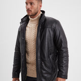 Moose - Veste cuir vintage homme