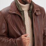 Cerro - Veste vintage cuir homme