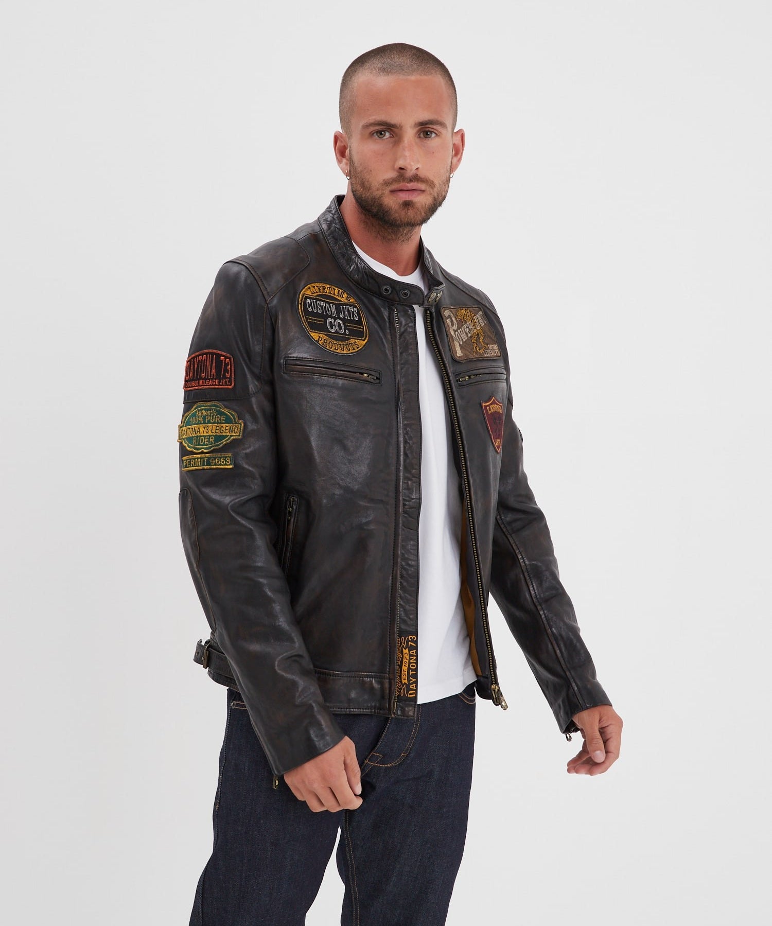 Martinez - Blouson moto vintage