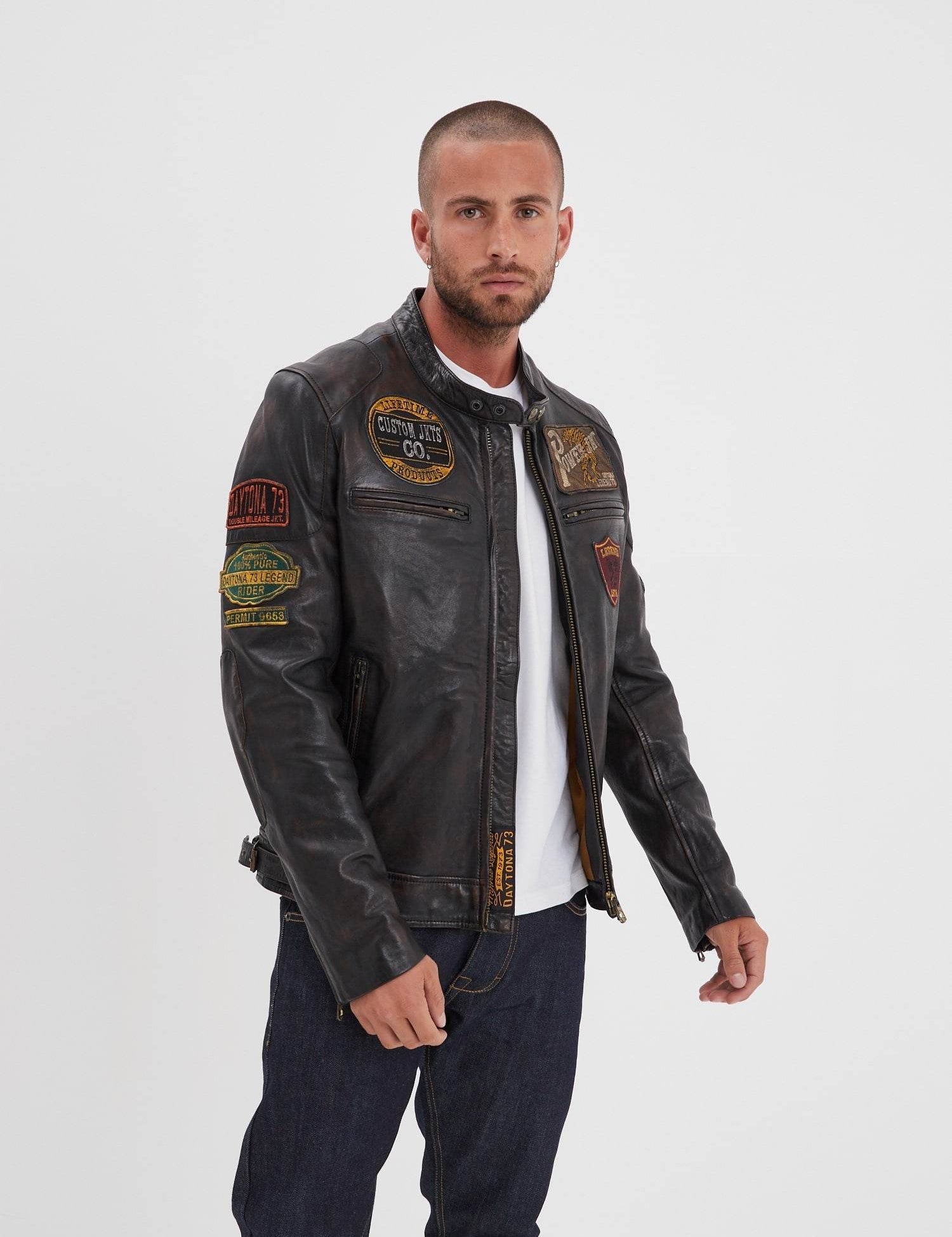 Martinez - Blouson moto vintage