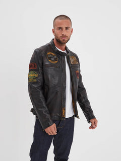 Martinez - Blouson moto vintage