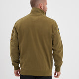 Idaho - Sweat zippé militaire