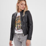 Jody - Blouson cuir femme