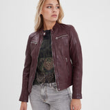 Jolya - Blouson cuir femme