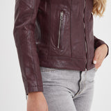 Jolya - Blouson cuir femme