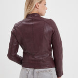 Jolya - Blouson cuir femme