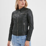 Jolya - Blouson cuir femme