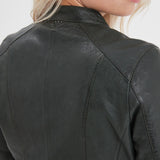 Jolya - Blouson cuir femme