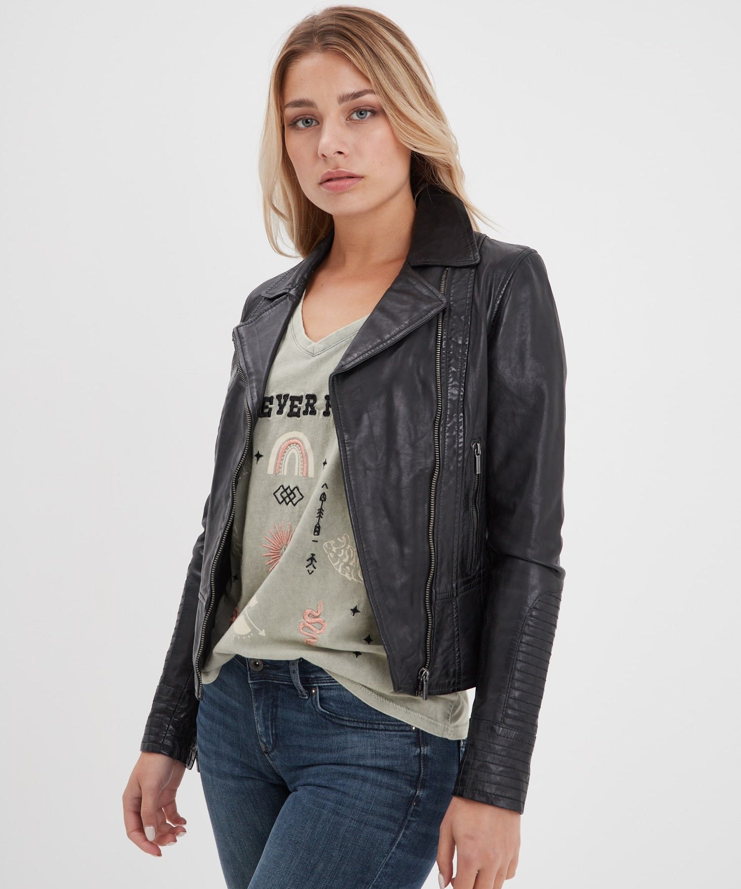 Juliette - Blouson cuir femme