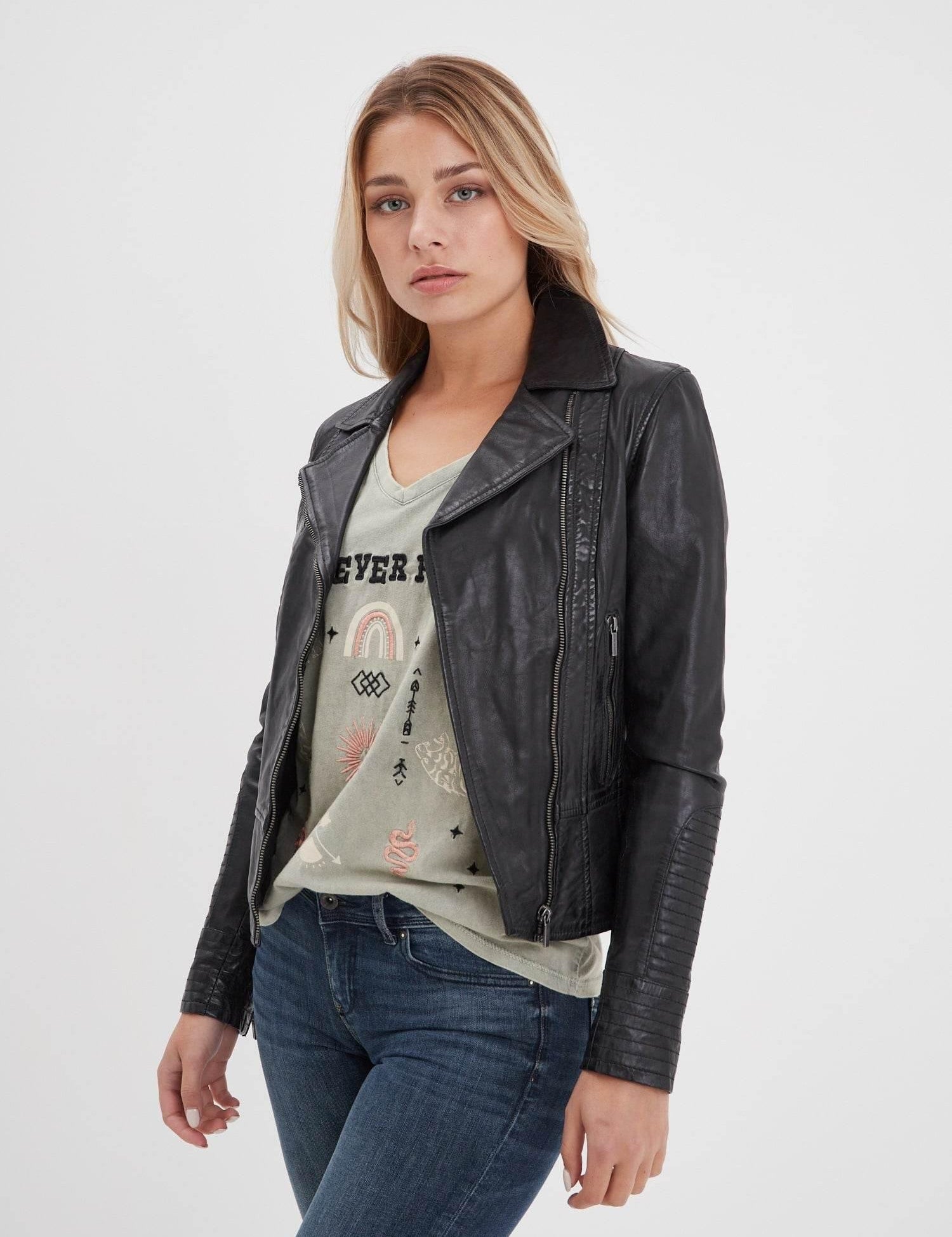Juliette - Blouson cuir femme