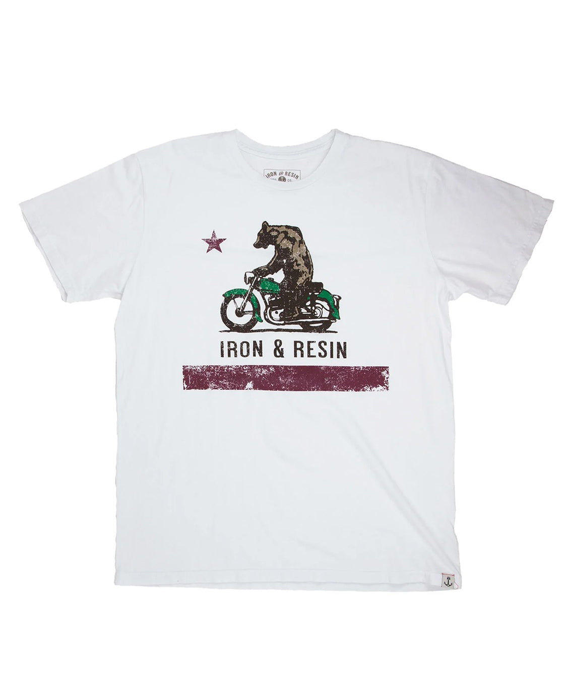 Moto bear - T-shirt textile homme