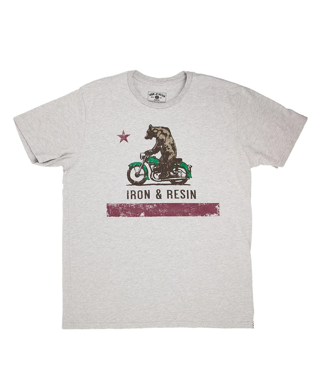 Moto bear - T-shirt textile homme