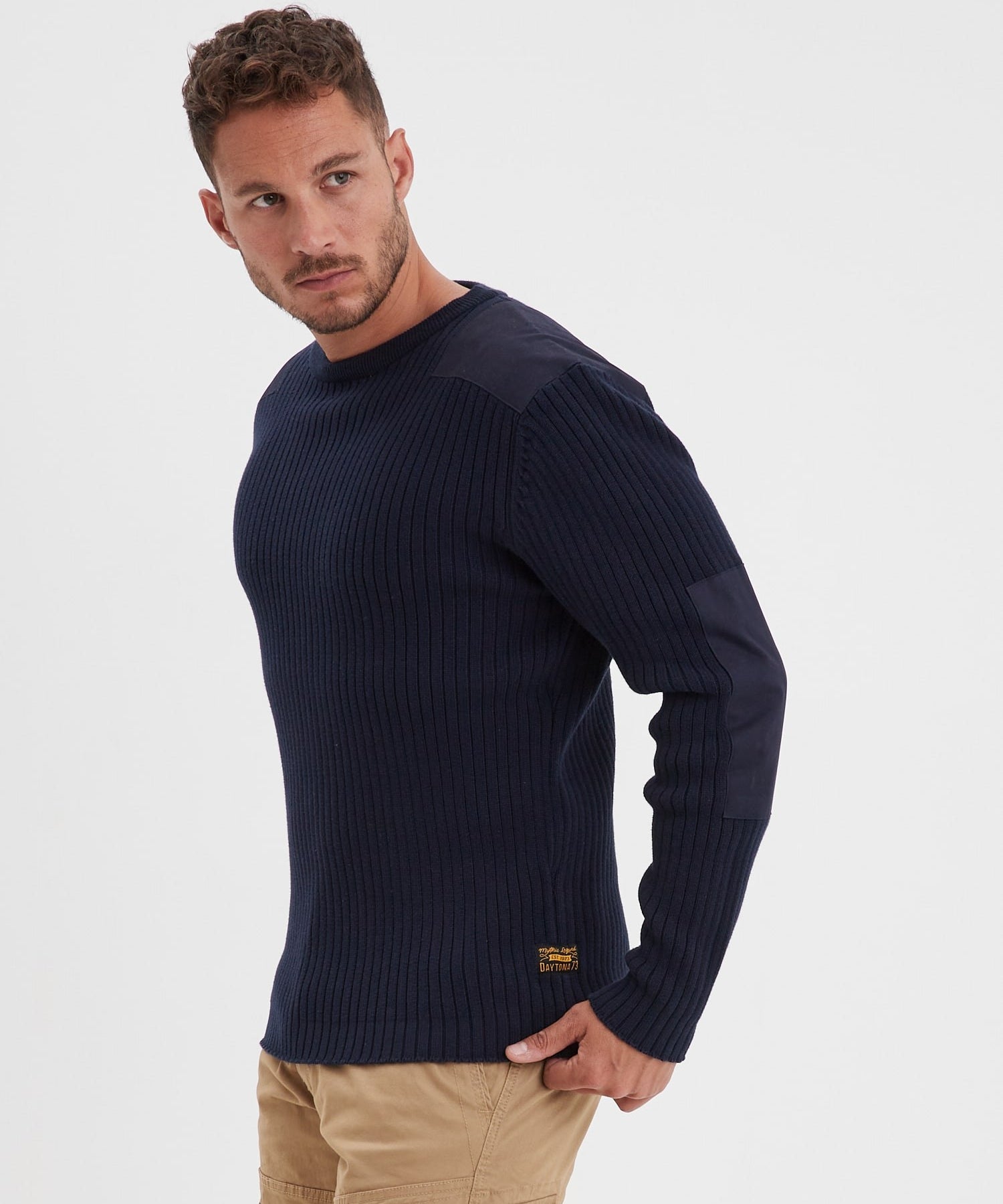 Basset - Pull col rond homme