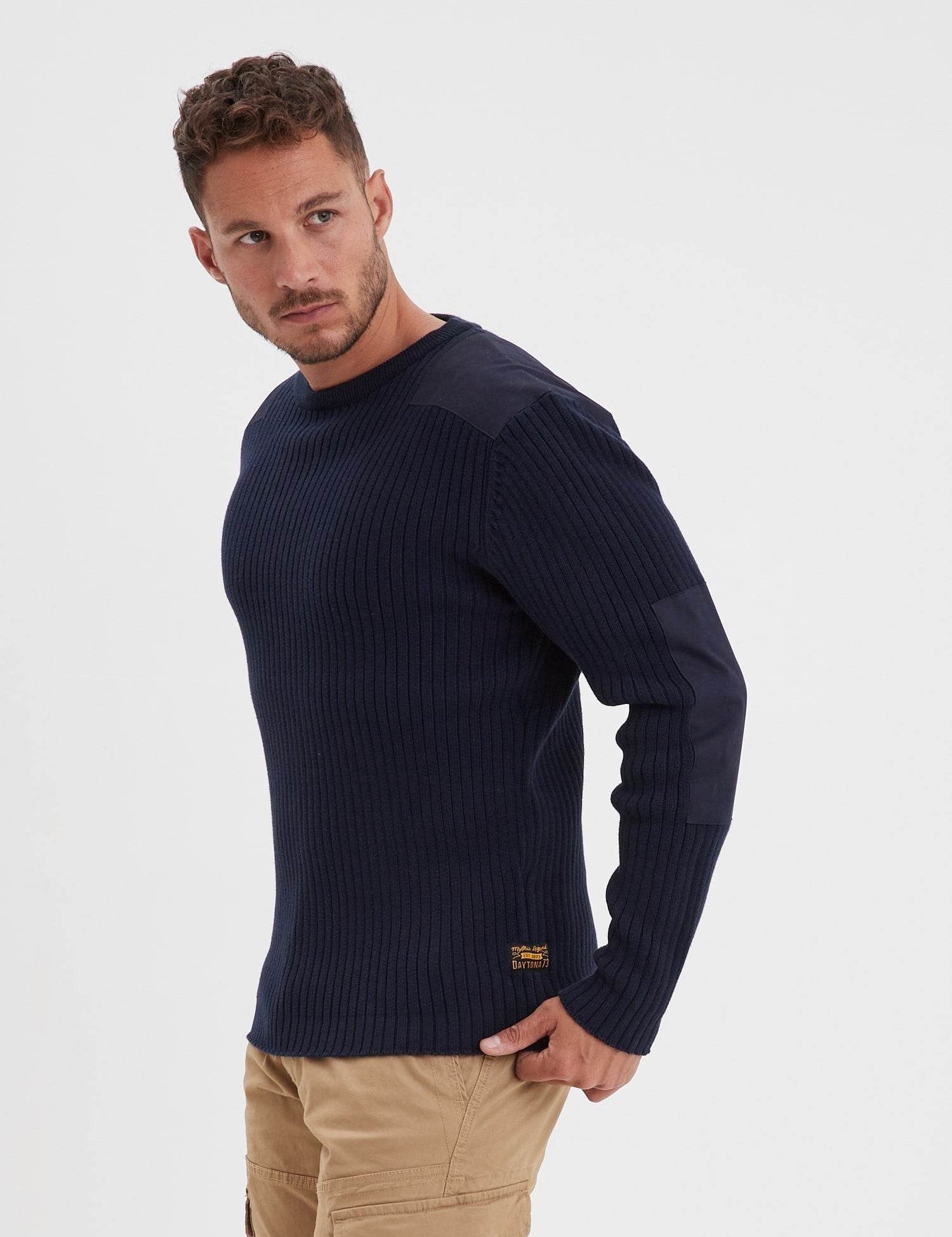 Basset - Pull col rond homme