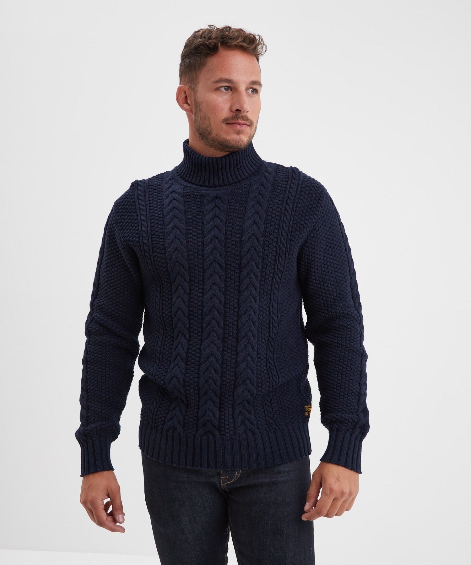 Lander - Pull col roulé homme