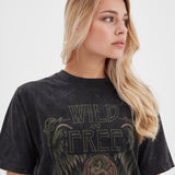 Petula - T-shirt rock femme