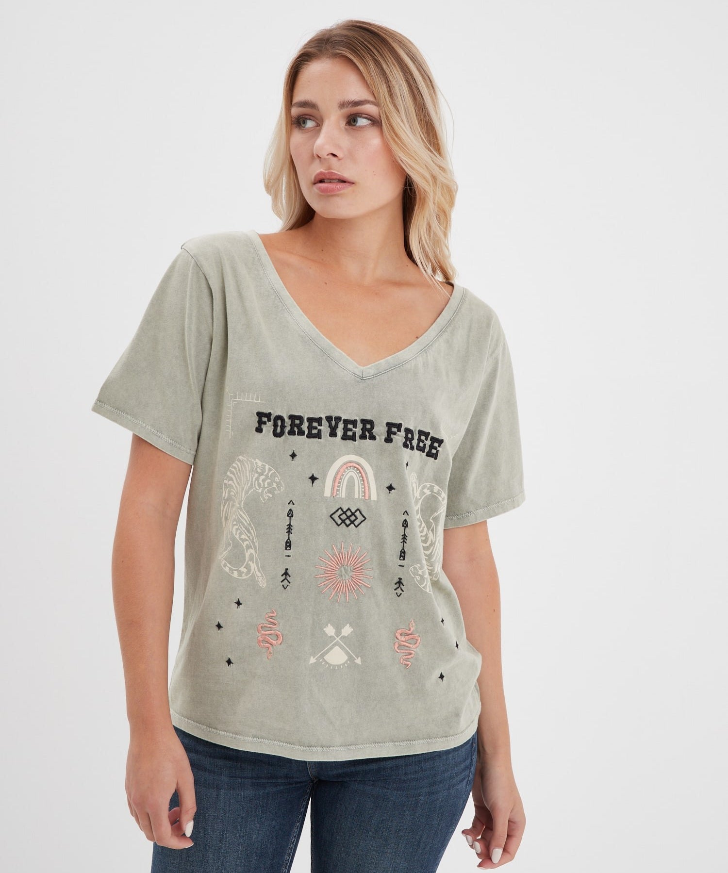 Lily - T-shirt bohème femme