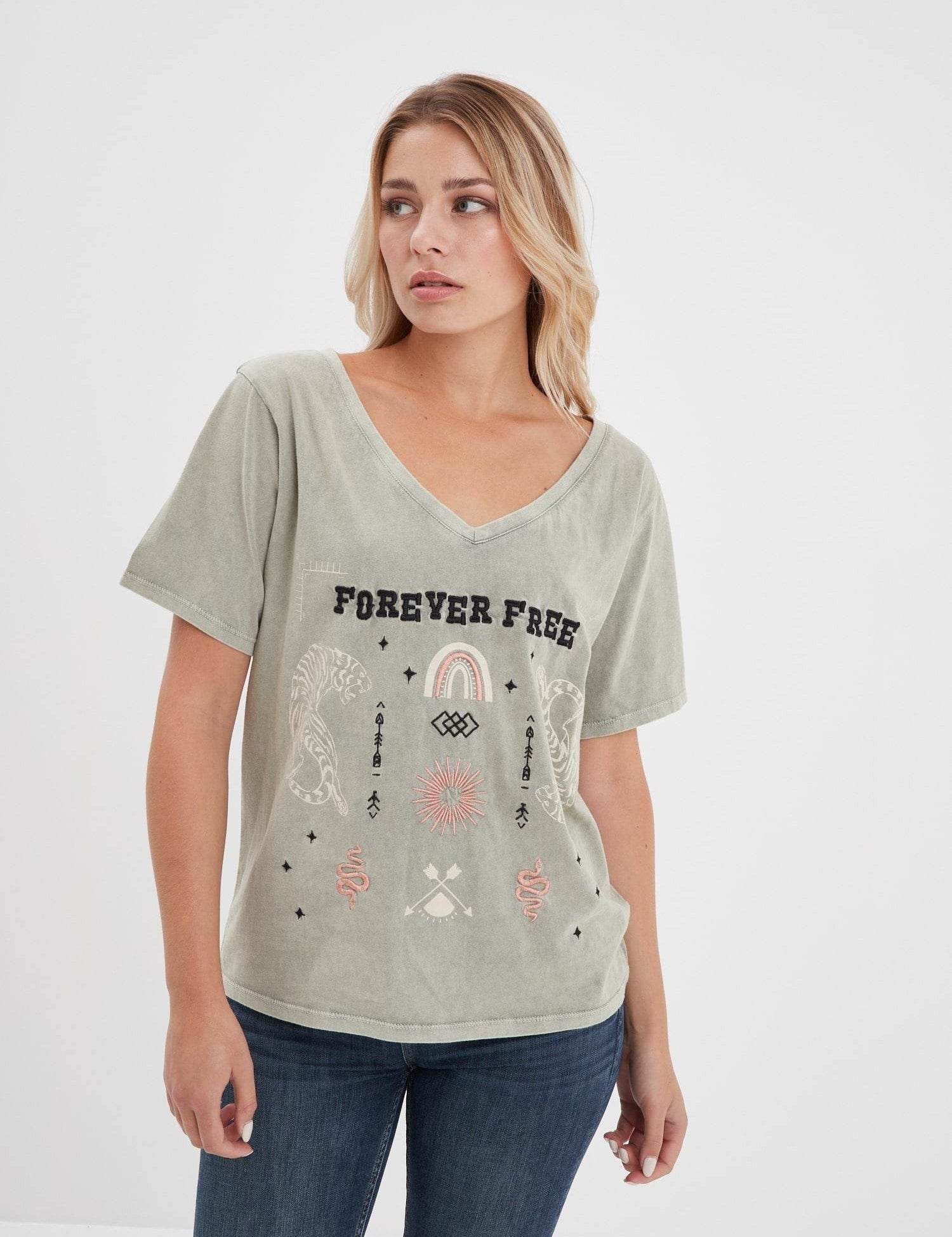 Lily - T-shirt bohème femme