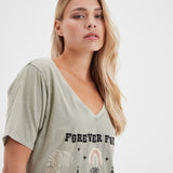 Lily - T-shirt bohème femme